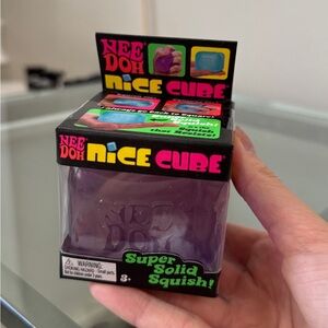 Nee Doh Nice Cube Satisfying Fidget Purple